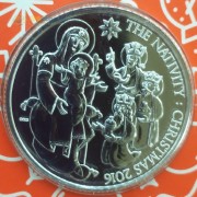 Великобритания 2016 20 фунтов Рождество (серебро)