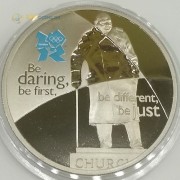 Великобритания 2010 5 фунтов Уинстон Черчилль