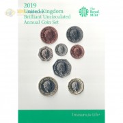 Великобритания 2019 набор 8 монет буклет