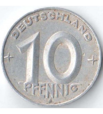 ГДР 1953 10 пфеннигов E