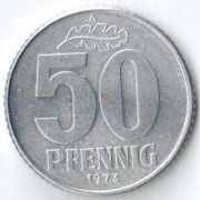ГДР 1973 50 пфеннингов А