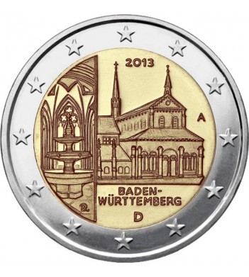 Германия 2013 2 евро Баден-Вюртемберг A