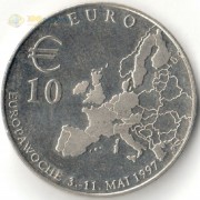 Германия 1997 10 евро Европейская неделя (жетон)