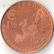 Германия 1997 1,5 евро Европейская неделя (жетон)