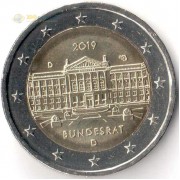 Германия 2019 2 евро Бундесрат D