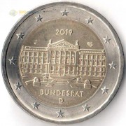 Германия 2019 2 евро Бундесрат J