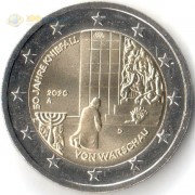 Германия 2020 2 евро Коленопреклонение