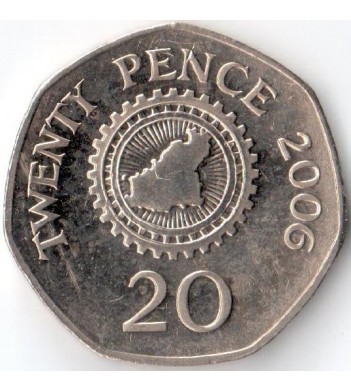 Гернси 1999-2012 20 пенсов