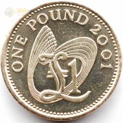 Гернси 2001 1 фунт