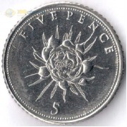 Гибралтар 2015 5 пенсов Ночной жасмин