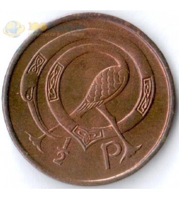 Ирландия 1971-1986 1/2 пенни Птица и арфа