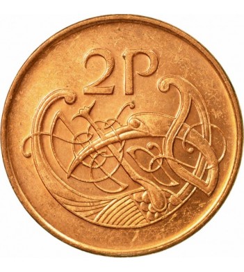 Ирландия 1992 2 пенса (1988-2000)