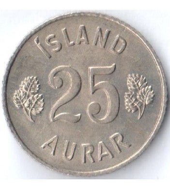 Исландия 1946-1967 25 эйре