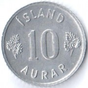 Исландия 1970-1974 10 эйре