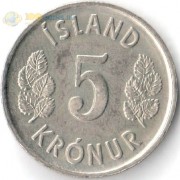 Исландия 1969-1980 5 крон