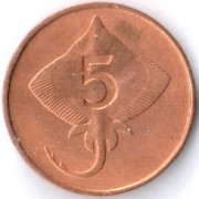 Исландия 1981 5 эйре Морской скат