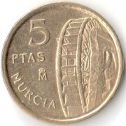 Испания 1999 5 песет Мурсия Испания 1999 5 песет Мурсия