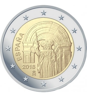 Испания 2018 2 евро Сантьяго-де-Компостела
