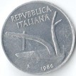 Италия 1986 10 лир Колосья пшеницы