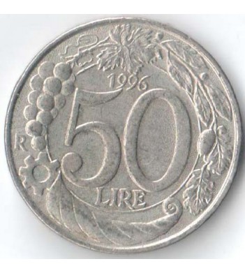 Италия 1996 50 лир