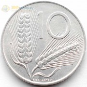 Италия 1976 10 лир Колосья пшеницы