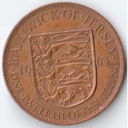 Джерси 1964 1/12 шиллинга