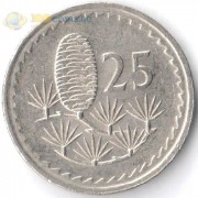 Кипр 1963-1982 25 милс Кедр ливанский