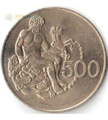 Монета Кипр 1975 500 милс