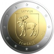 Латвия 2018 2 евро Земгале
