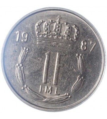 Люксембург 1986-1987 1 франк