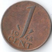 Нидерланды 1970 1 цент Нидерланды 1970 1 цент