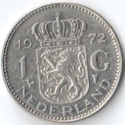 Нидерланды 1972 1 гульден Нидерланды 1972 1 гульден