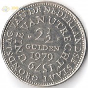 Нидерланды 1979 2 ½ гульдена 400 лет Утрехтской унии Нидерланды 1979 2 ½ гульдена 400 лет Утрехтской унии