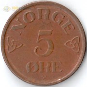 Норвегия 1952-1957 5 эре