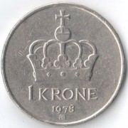 Норвегия 1978 1 крона