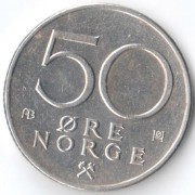 Норвегия 1975 50 эре