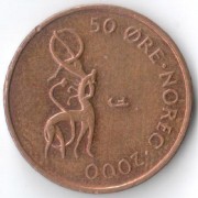 Норвегия 2011 50 эре