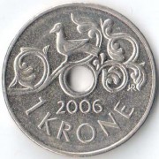 Норвегия 2008 1 крона