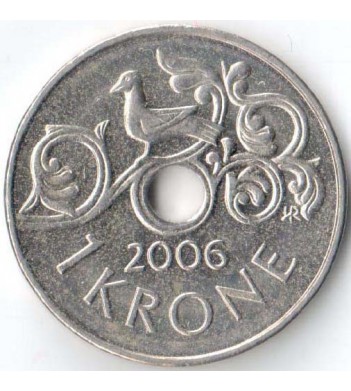 Норвегия 2006 1 крона