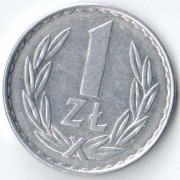 Польша 1977 1 злотый