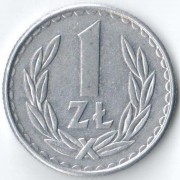 Польша 1986 1 злотый