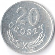 Польша 1957-1985 20 грошей