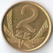Польша 1985 2 злотых