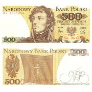 Польша бона (145) 500 злотых 1982
