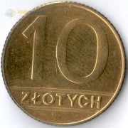 Польша 1990 10 злотых Польша 1990 10 злотых