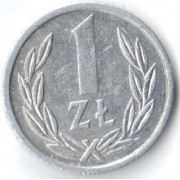 Польша 1990 1 злотый Польша 1990 1 злотый