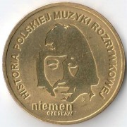 Польша 2009 2 злотых Чеслав Немен