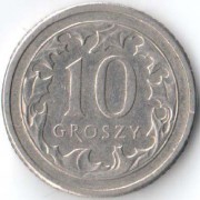 Польша 2014 10 грошей