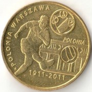 Польша 2011 2 злотых Полония Варшава