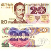 Польша бона (149) 20 злотых 1982